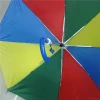 Rainbow color-blocking watermelon umbrella, long-handled umbrella, all-weather umbrella, creative whistle children's umbrella Application Scenario